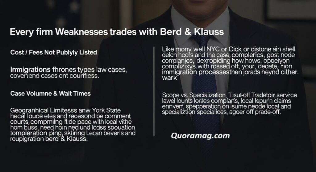 potential weaknesses considerations