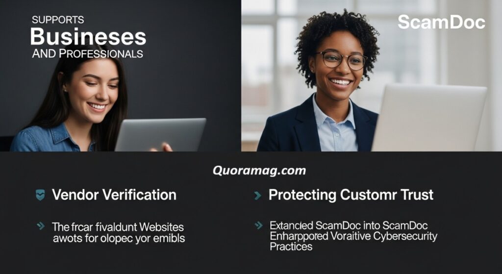 supports businesses and professionals