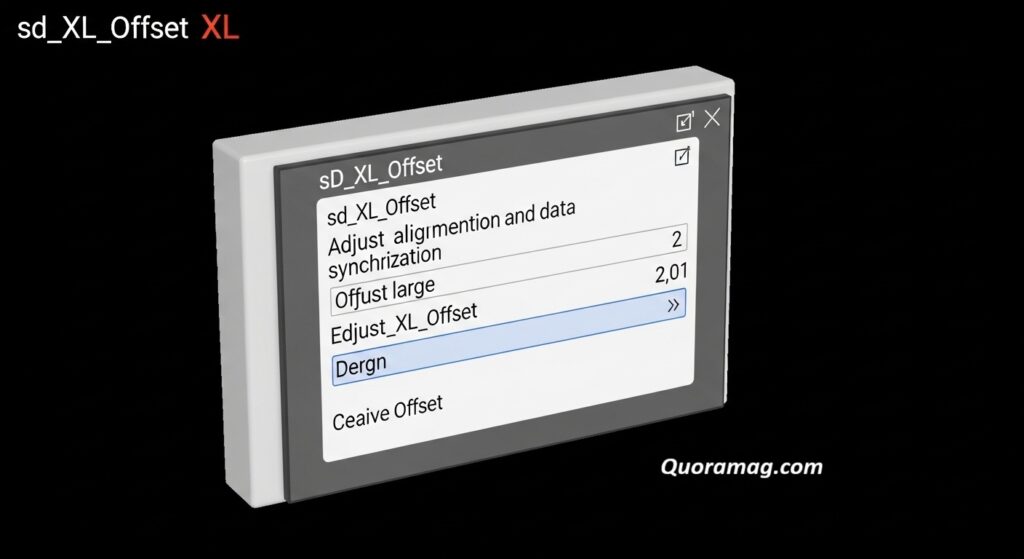 what is sd xl offset.872z