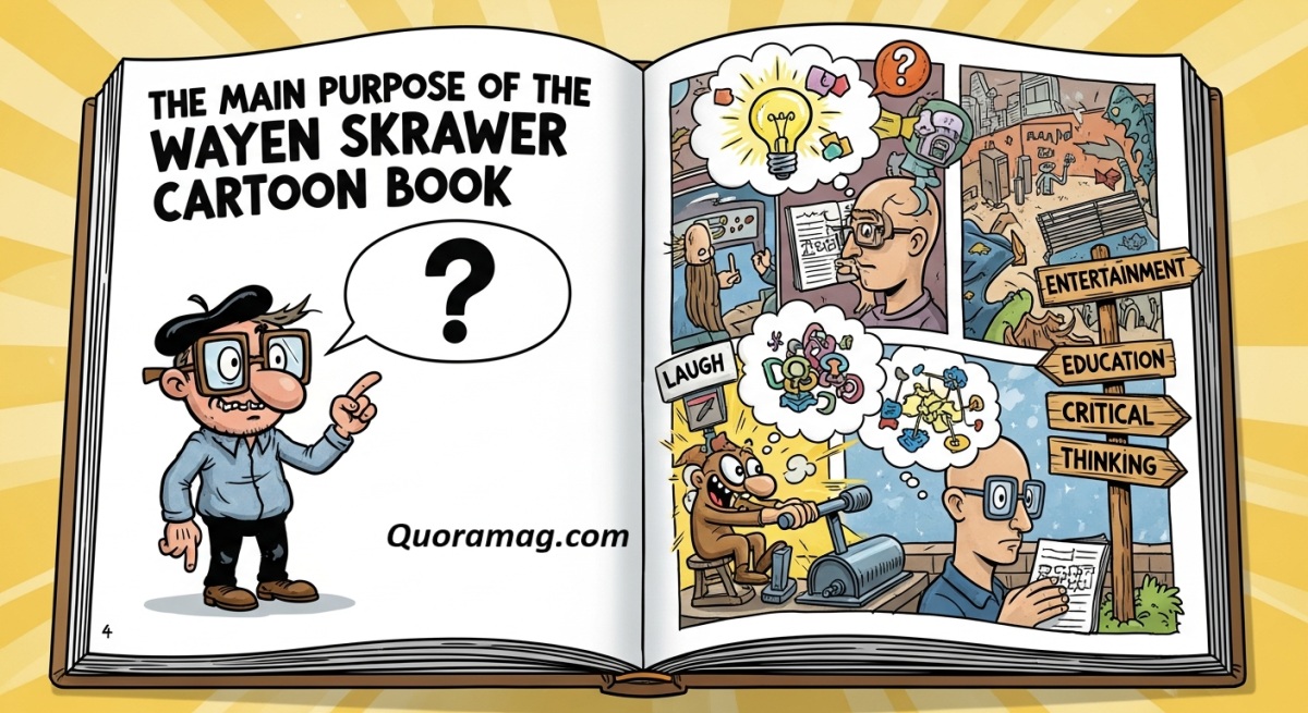 Purpose of the Wayen Skrawer Cartoon Book?